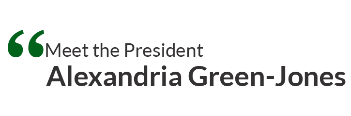 meet president Alexandria Green Jones | 8